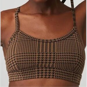 Alo Jacquard Glenplaid Gratitude Bra